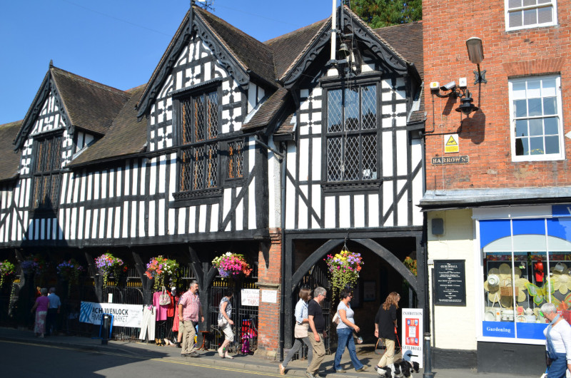 Much Wenlock town centre Shropshire
