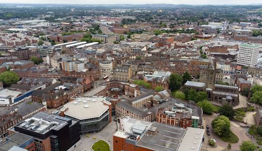 Wolverhampton city centre West Midlands